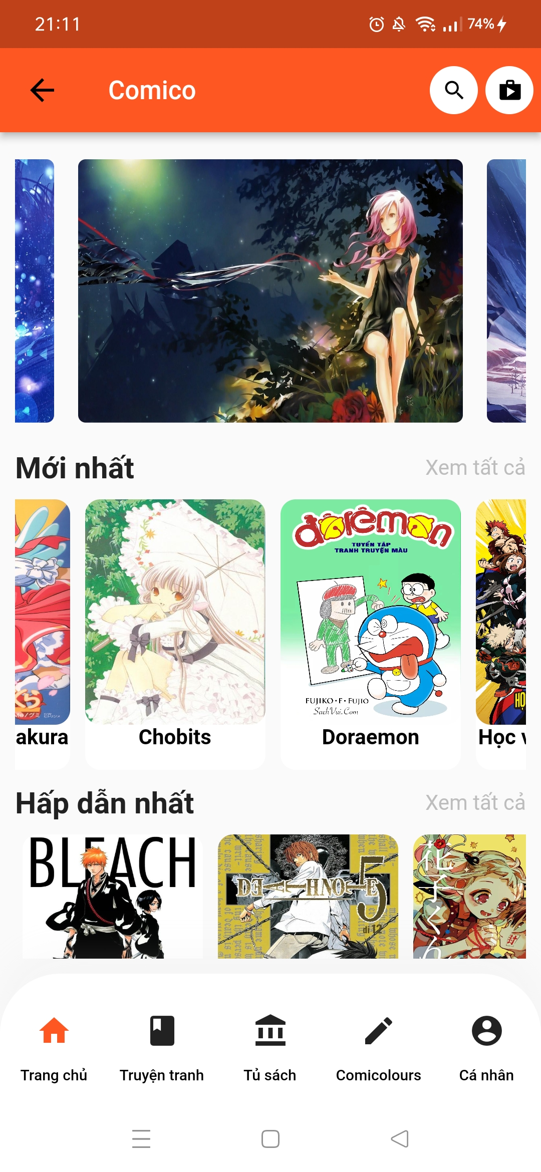 GitHub - ilovengochuyen/BTL-mobile: Project comic reader app