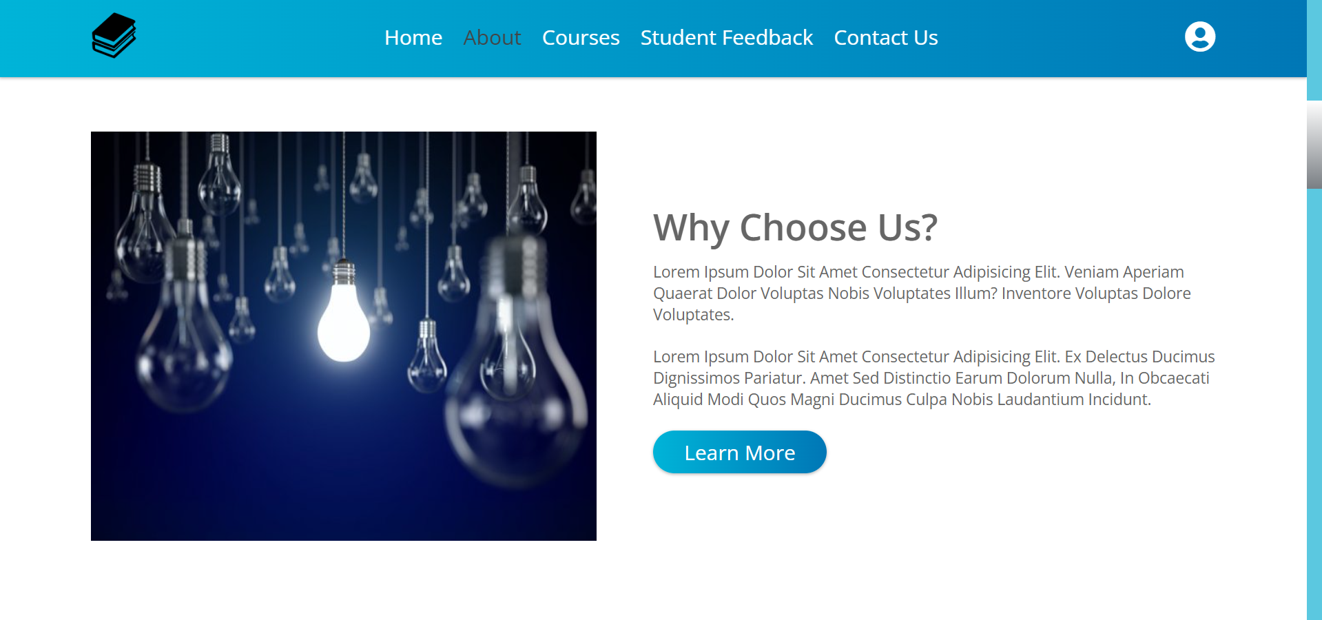 GitHub - pollcrater/E-learning-Website: This is a demo website about an ...