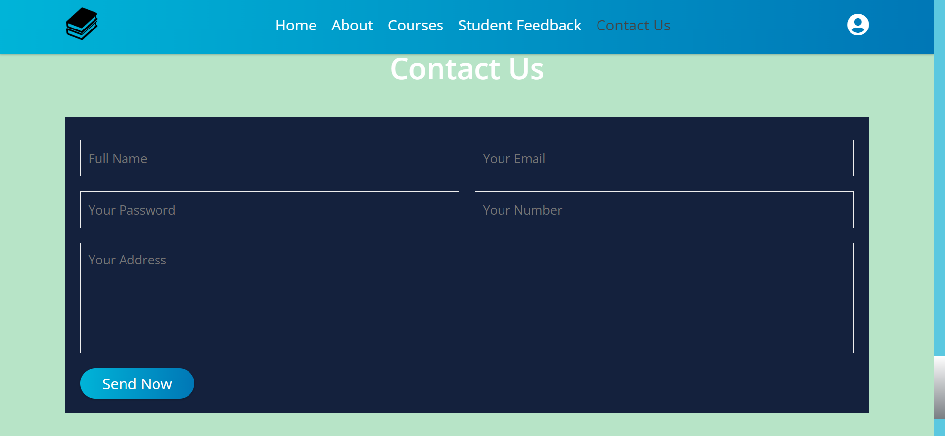GitHub - pollcrater/E-learning-Website: This is a demo website about an ...