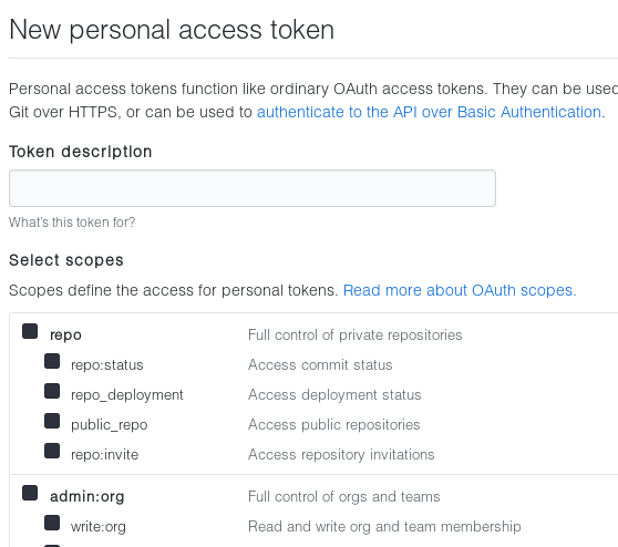 Personal Access Tokens with scoped rights · Issue #846 · Chocobozzz ...