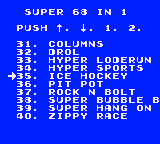 Menu - Super 68 in 1 Simpson (Unl)-04