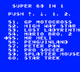 Menu - Super 68 in 1 Simpson (Unl)-06