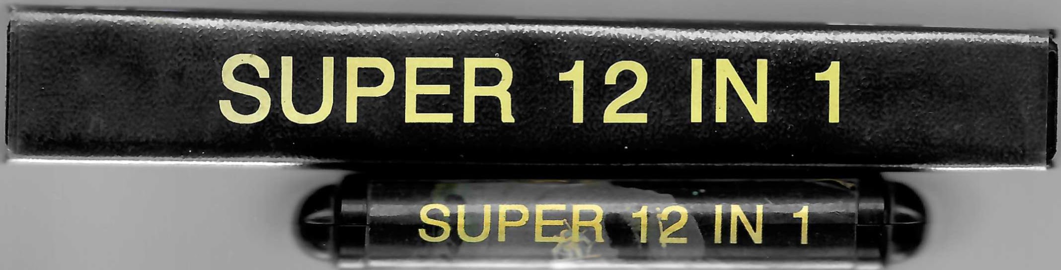 Cartridge Top and Box Spine - Super 12 in 1 Teddy Boy SMS-MD (Unl)