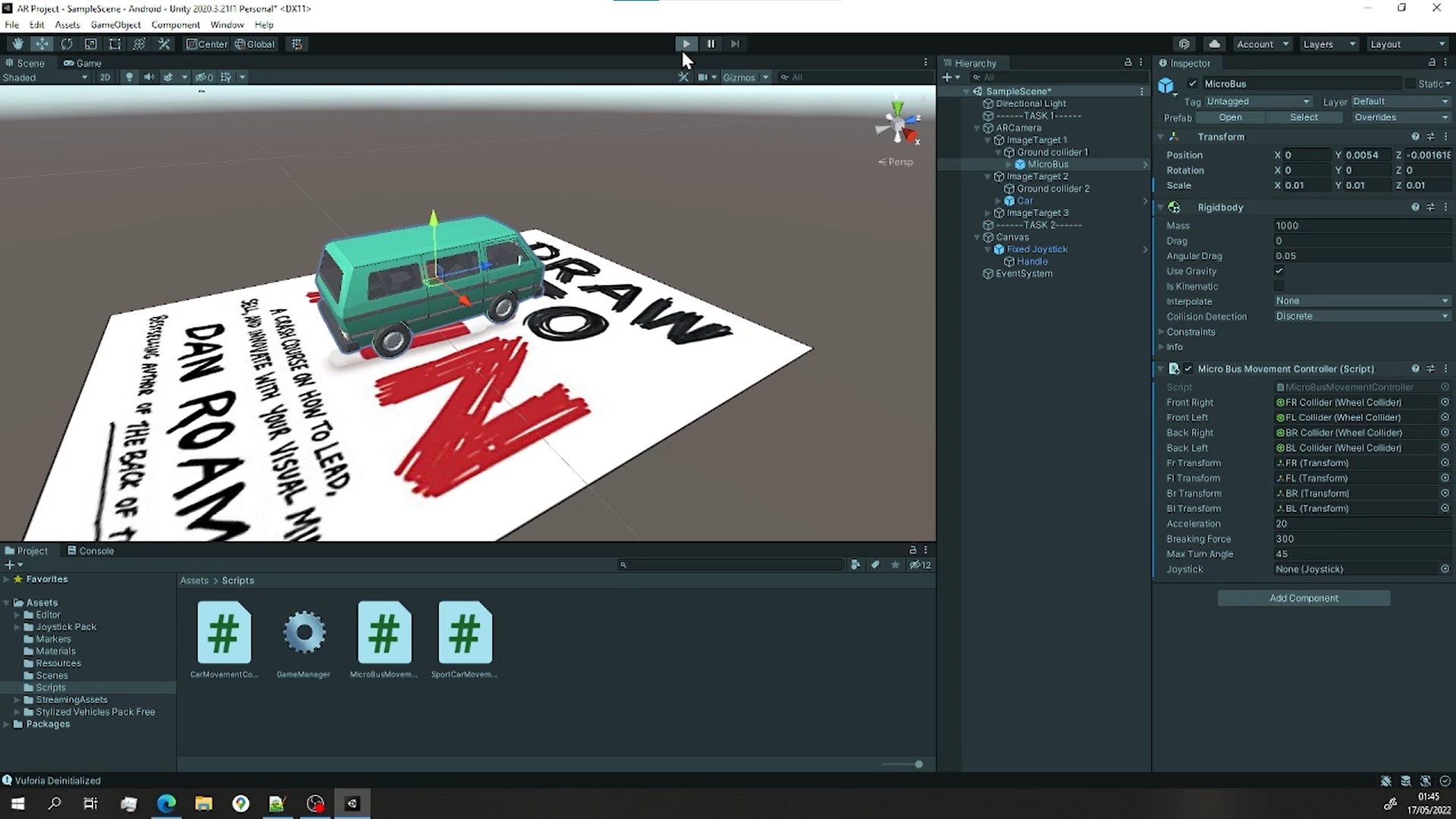GitHub - nirupamkumar/AR-Unity-Project: Unity: AR application project