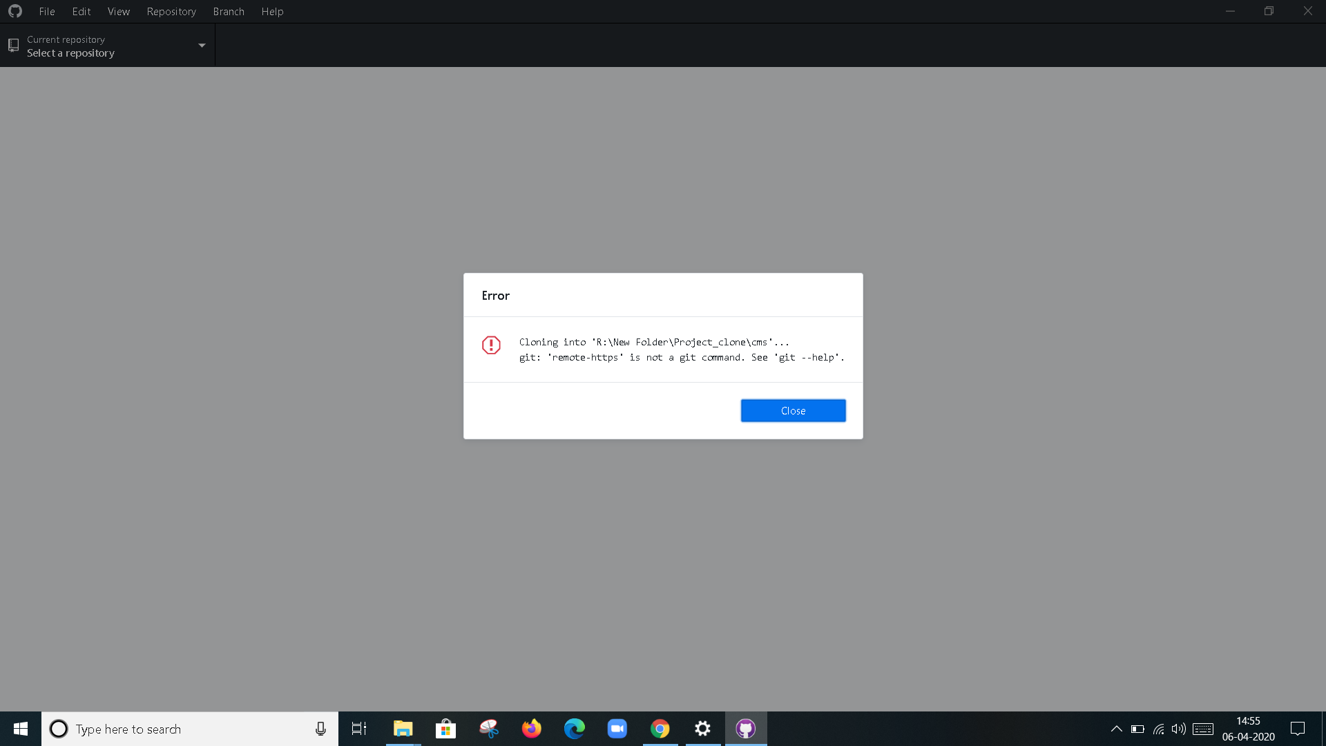 Cloning error · Issue #9478 · desktop/desktop · GitHub