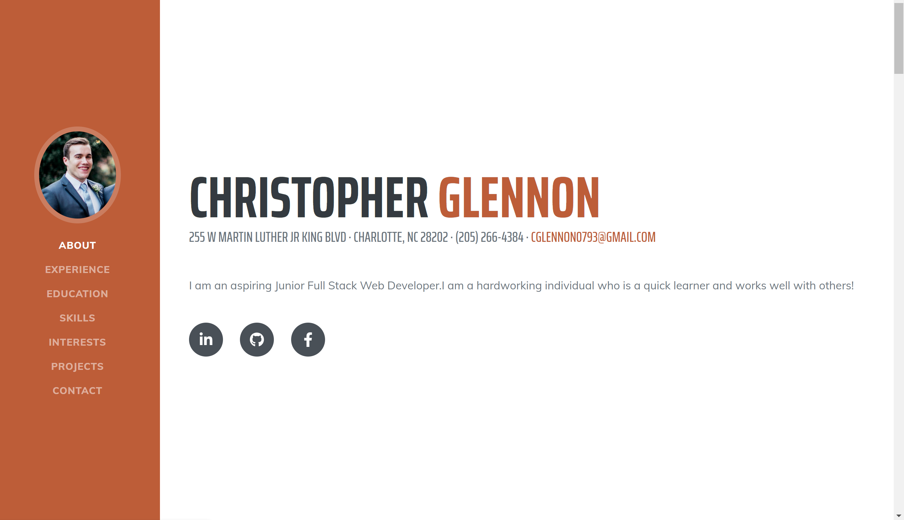 GitHub - cglennon924/Updated-Portfolio: My portfolio