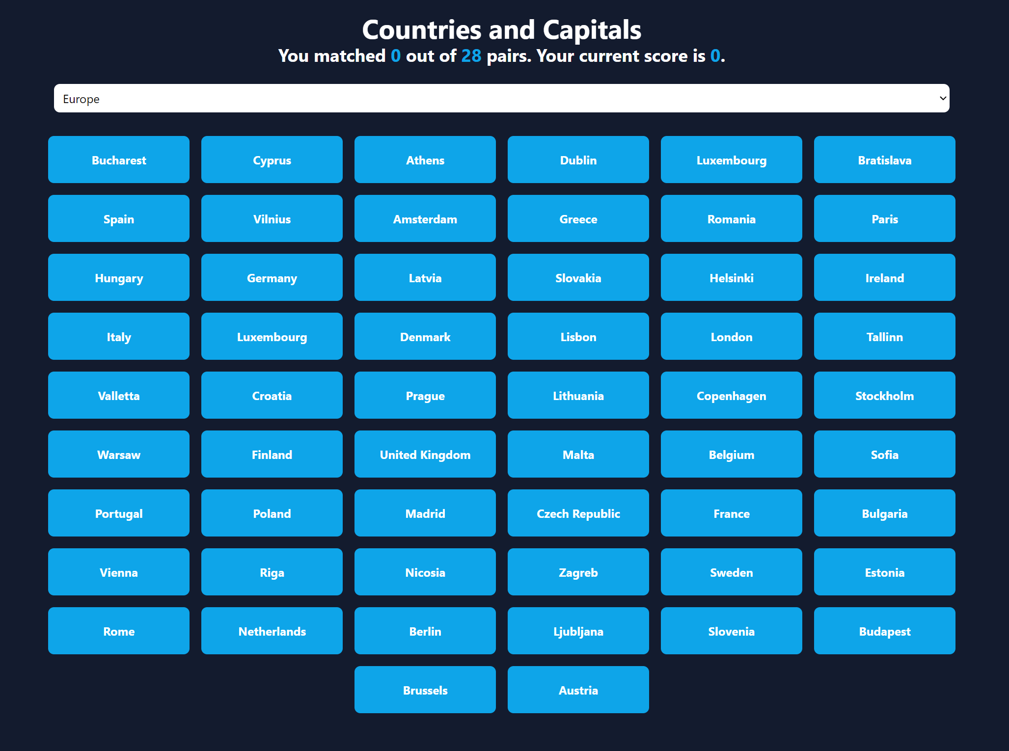 GitHub - shayenek/react-match-country-with-capital: A small React ...