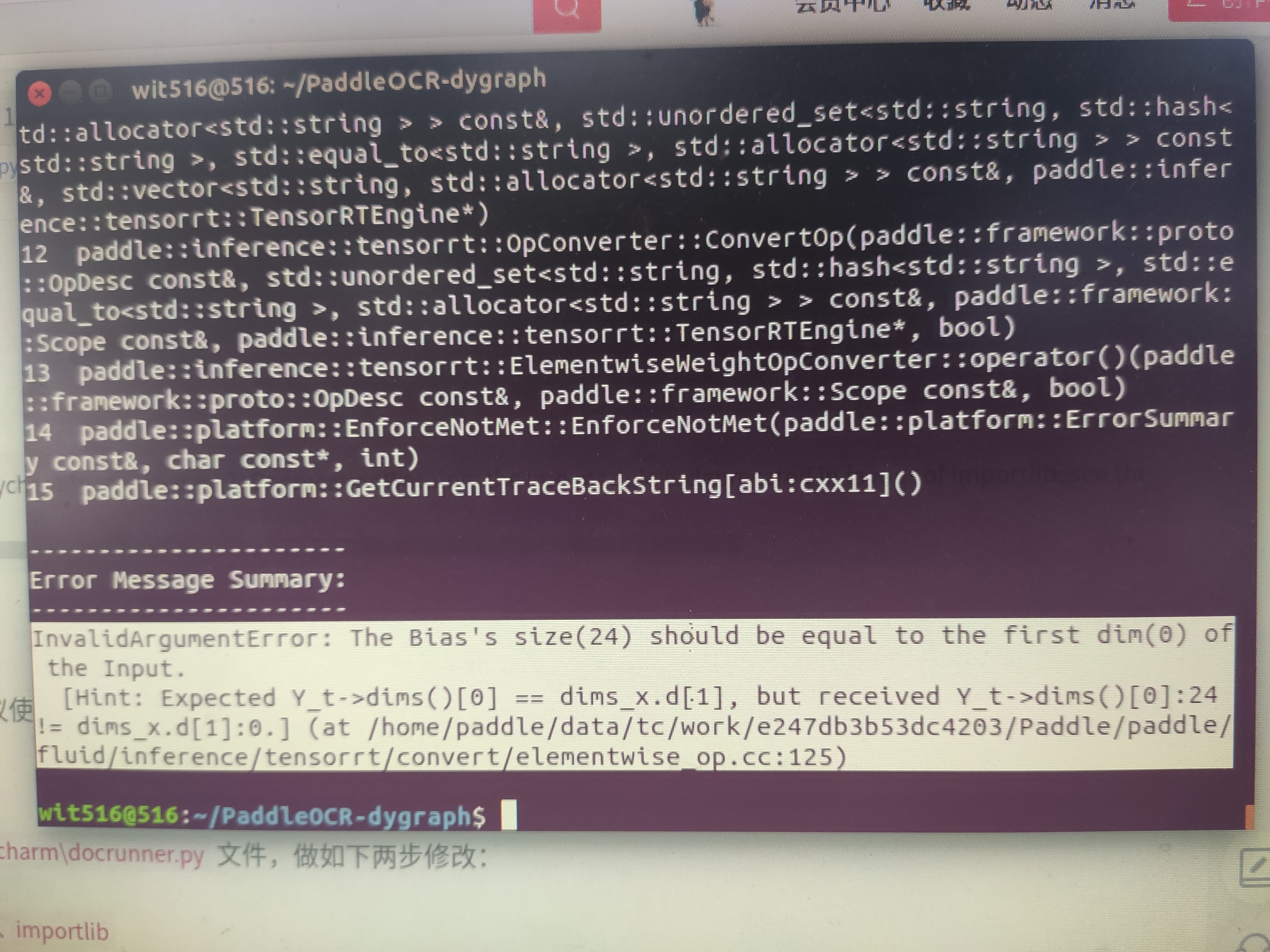 c++ 和 python dygraph tensorrt推理出错 · Issue #3568 · PaddlePaddle ...