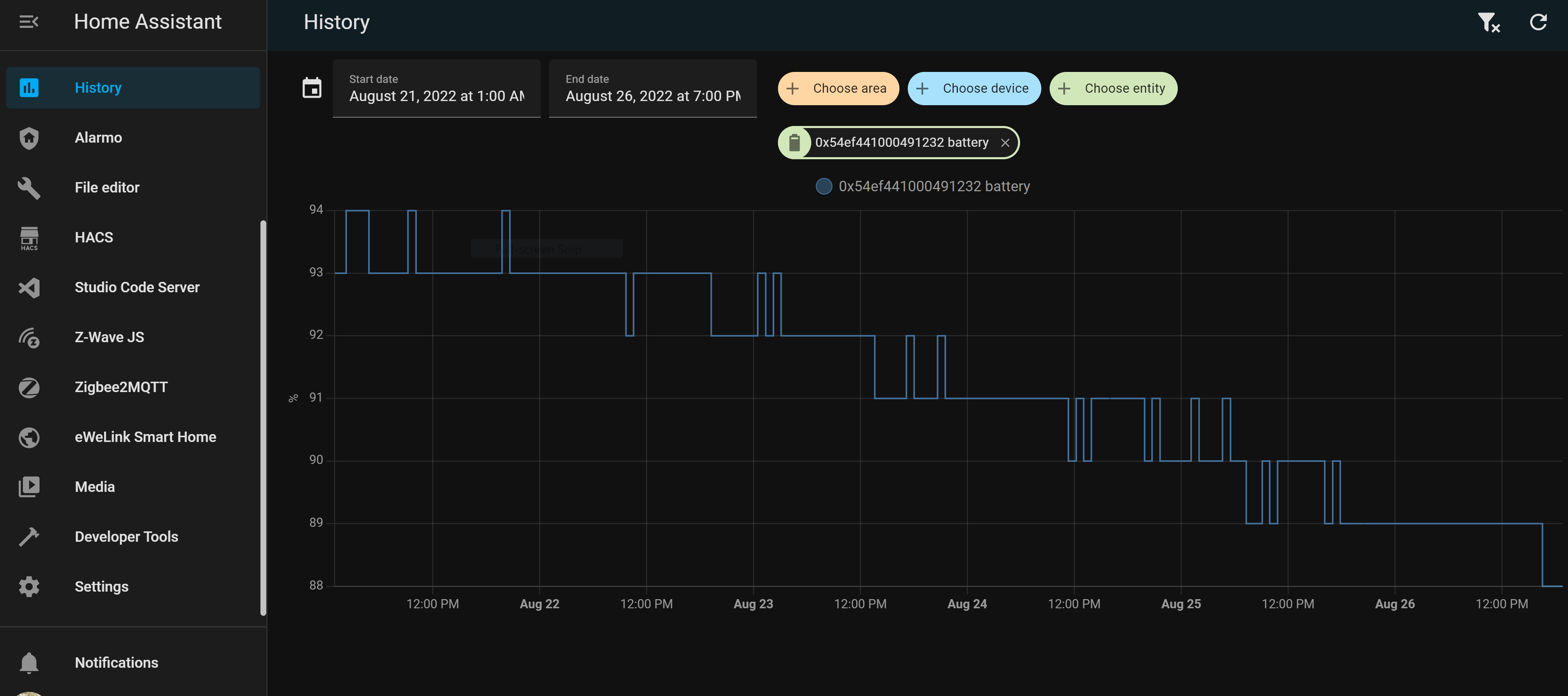 Xiaomi Aqara sensor battery drain · Issue 13694 · Koenkk/zigbee2mqtt