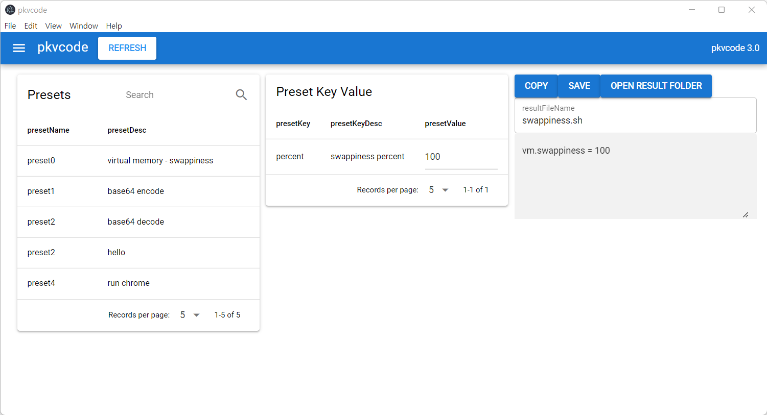 GitHub - ekca125/pkvcode: make code from presets
