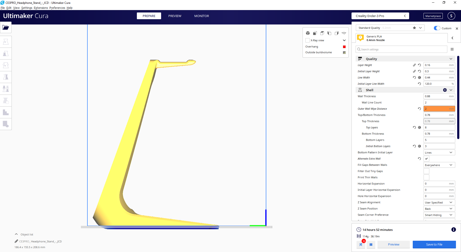 Object intersects with the bed after rotating · Issue #9308 · Ultimaker ...