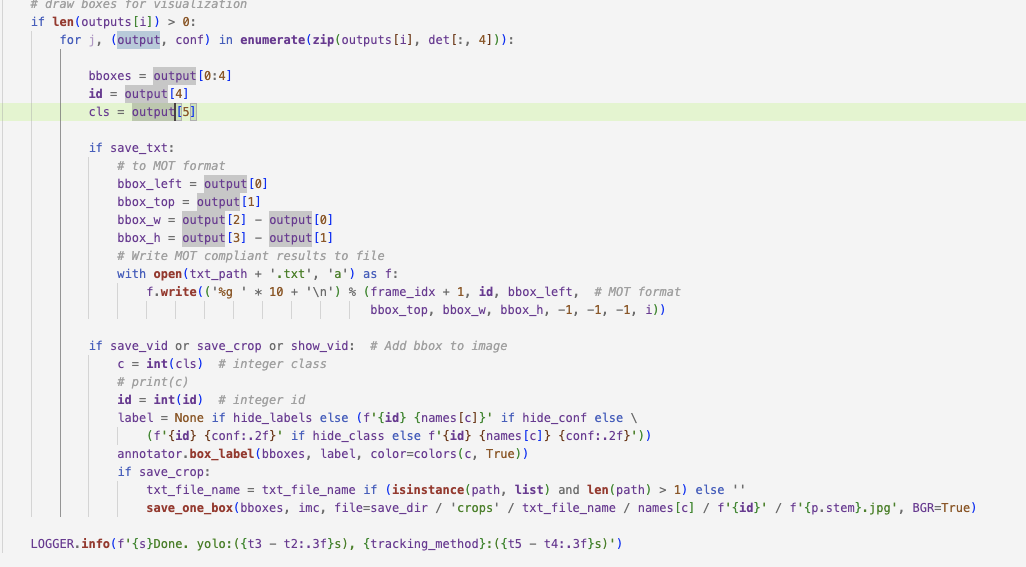 byte track result save-vid didn't save the corresponding class_id ...