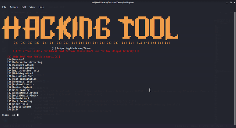 ALL IN ONE Hacking Tool For Hackers · Issue #2 · djdang3rs/djdang3rs ...
