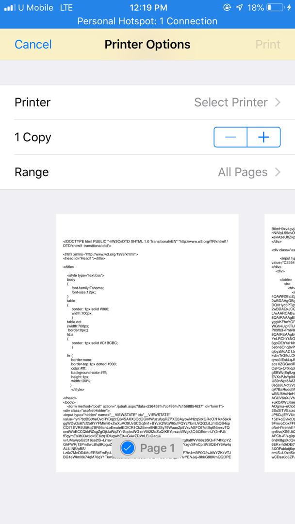 It prints the HTML code · Issue #225 · katzer/cordova-plugin-printer ...