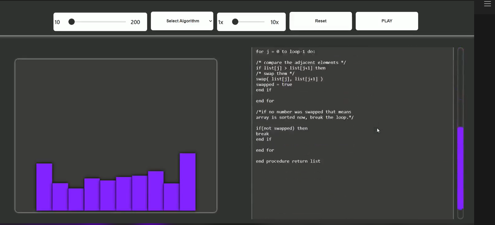 GitHub - Abhishek37-dulat/sorting-visualizer