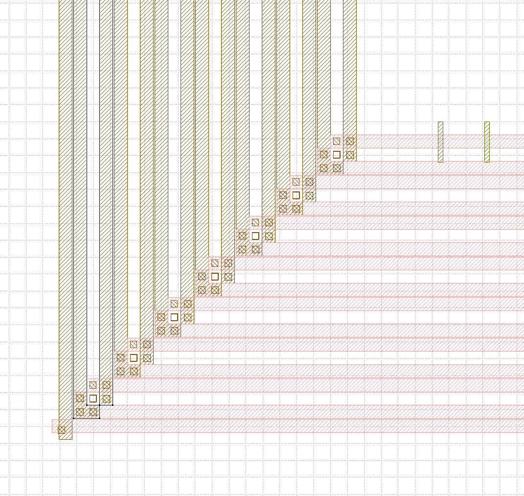 with PDN pitch of 90, the power rings are made badly · Issue 153