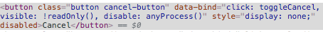 incorrect attribute off