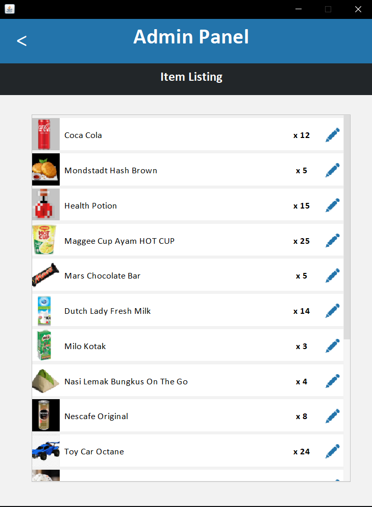 GitHub - Kudoshi/JVendor: A modern vending machine made in Java with ...