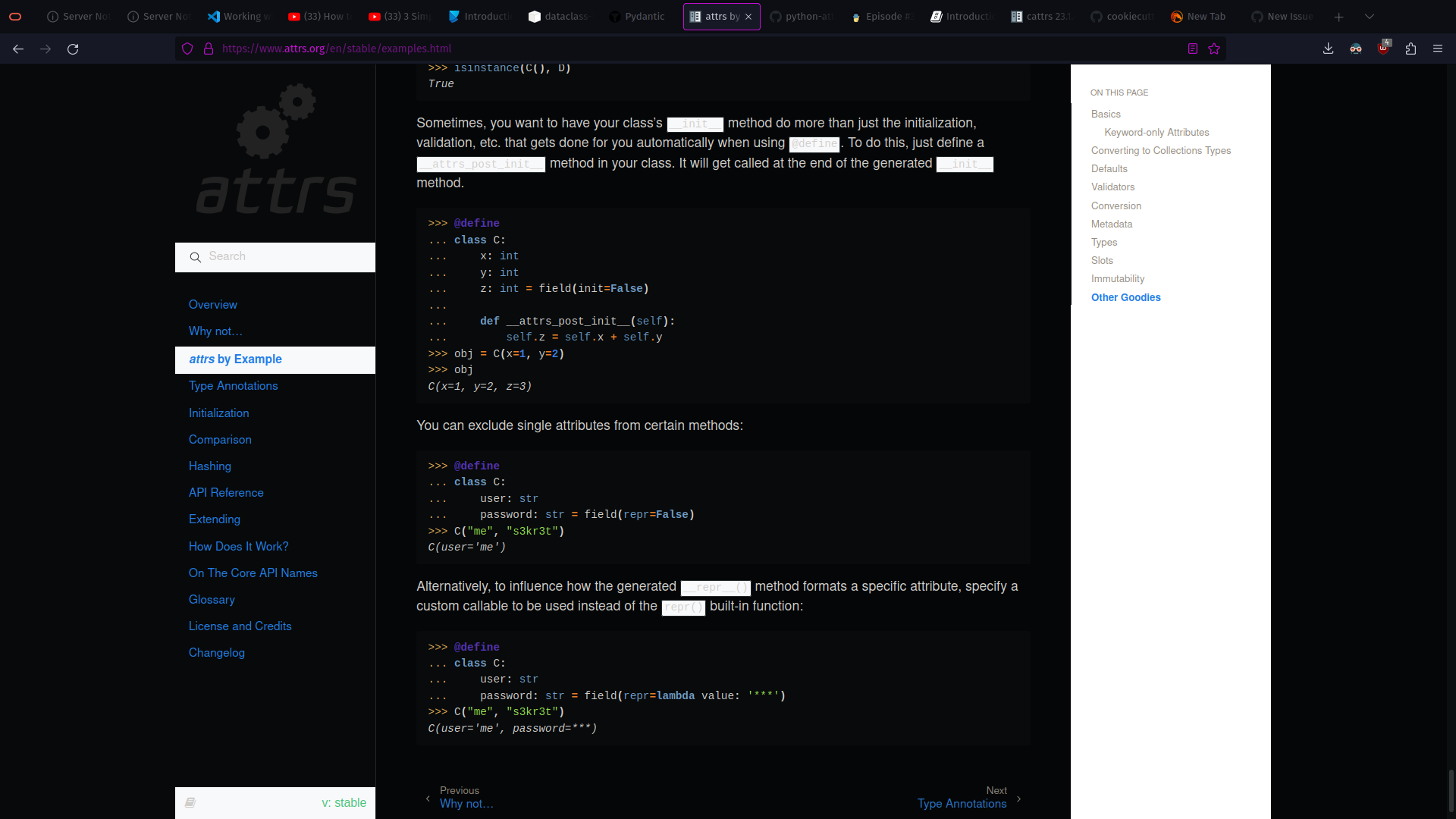 [Broken Website] https://www.attrs.org/en/stable/examples.html · Issue ...