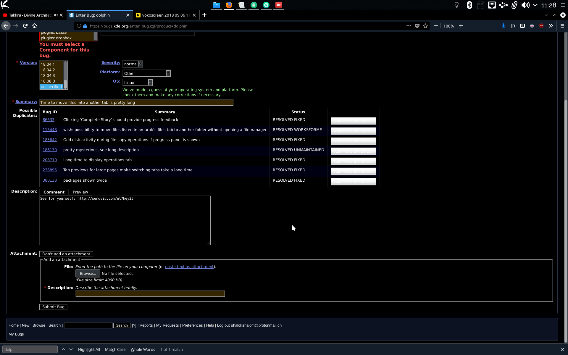 Bugzilla 'Possible Duplicates' buttons (Add me to CC list) · Issue #716 ...