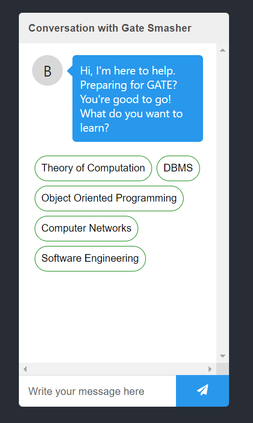 GitHub - kalpajeet-au7/chatbot-gatesmasher: A chatbot for GATE ...