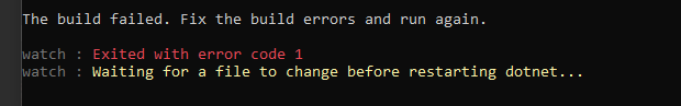 Error code 1 during build · Issue #6506 · dotnet/core · GitHub