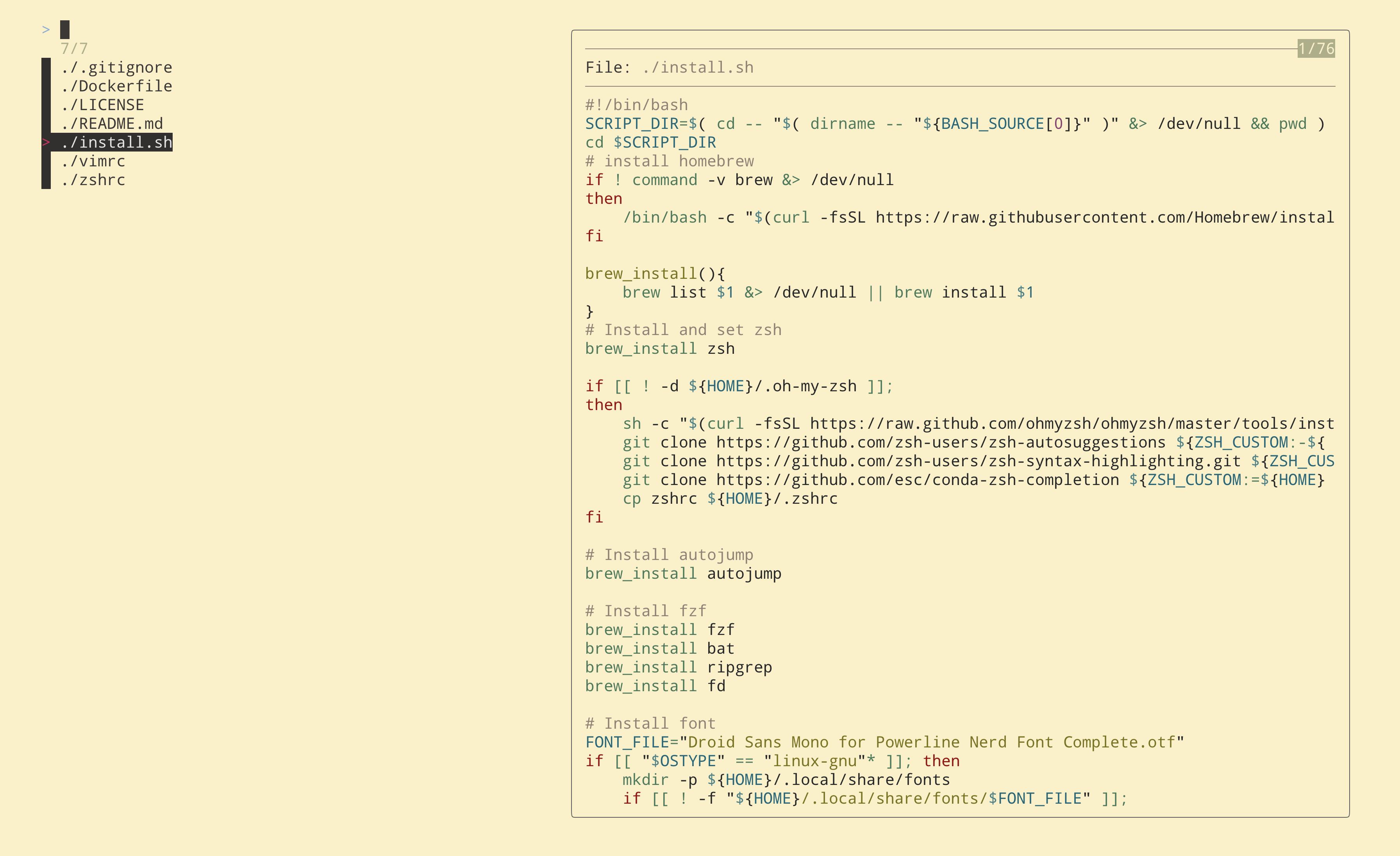 GitHub - TerenceNg03/Develop-Environment: Setup script for vim & zsh