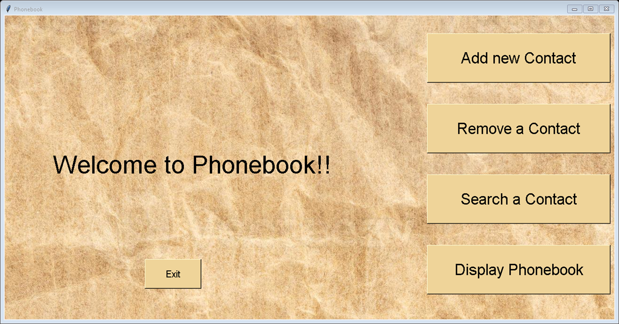 GitHub - starplatinummaster/Phonebook: A gui python simulating a ...