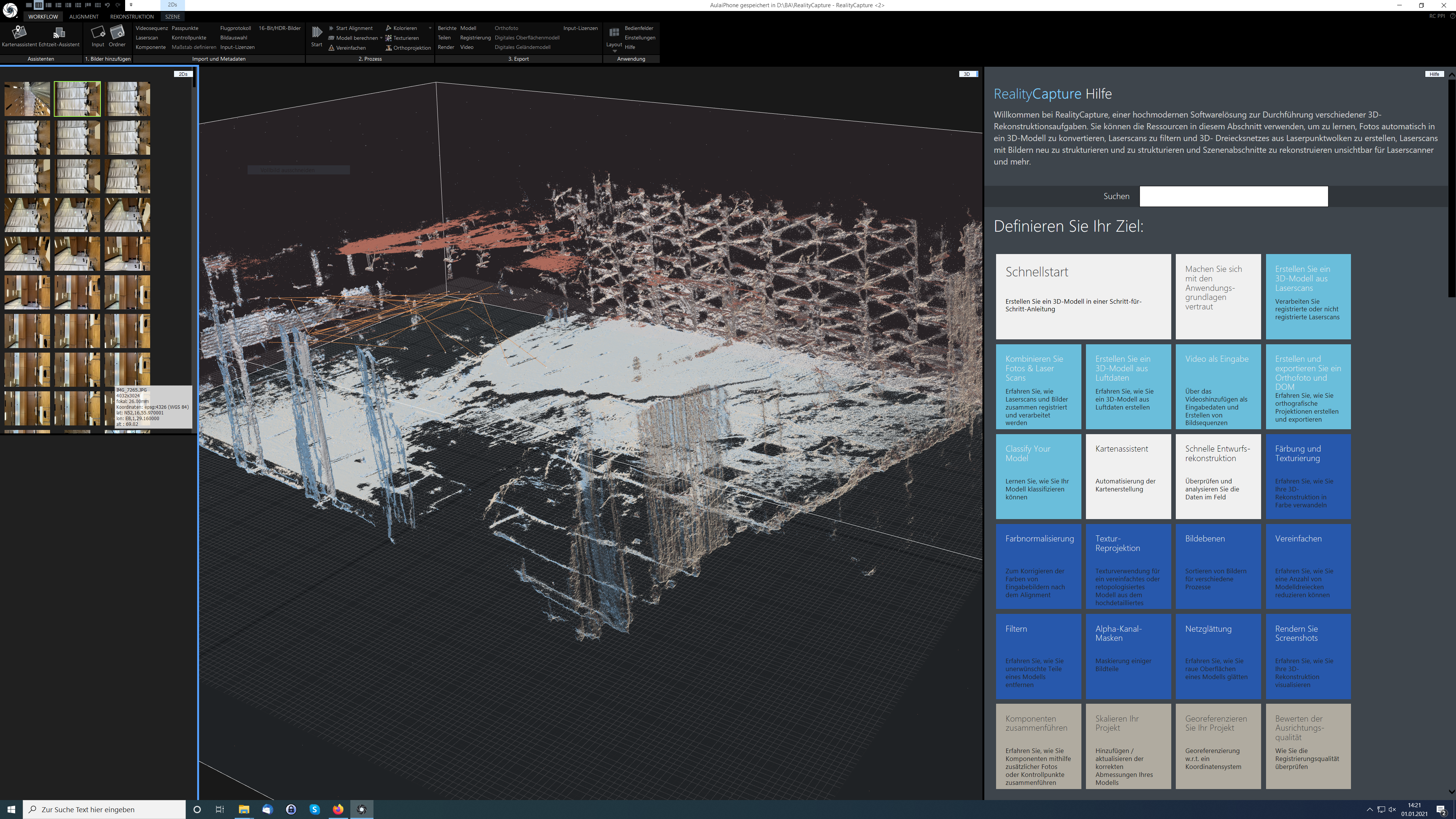 3D Scanning a hall (Photogrammetry) [question] · Issue #1207 ...