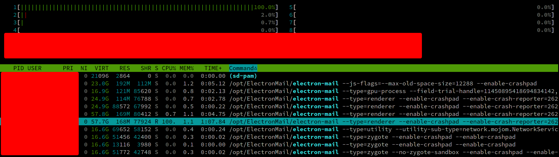 High CPU usage as of v4.13.0 · Issue #461 · vladimiry/ElectronMail · GitHub