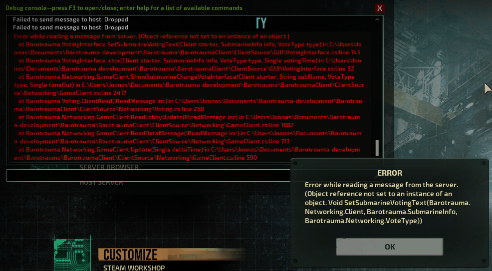 Error connecting to campaign server during voting · Issue #3030 ...