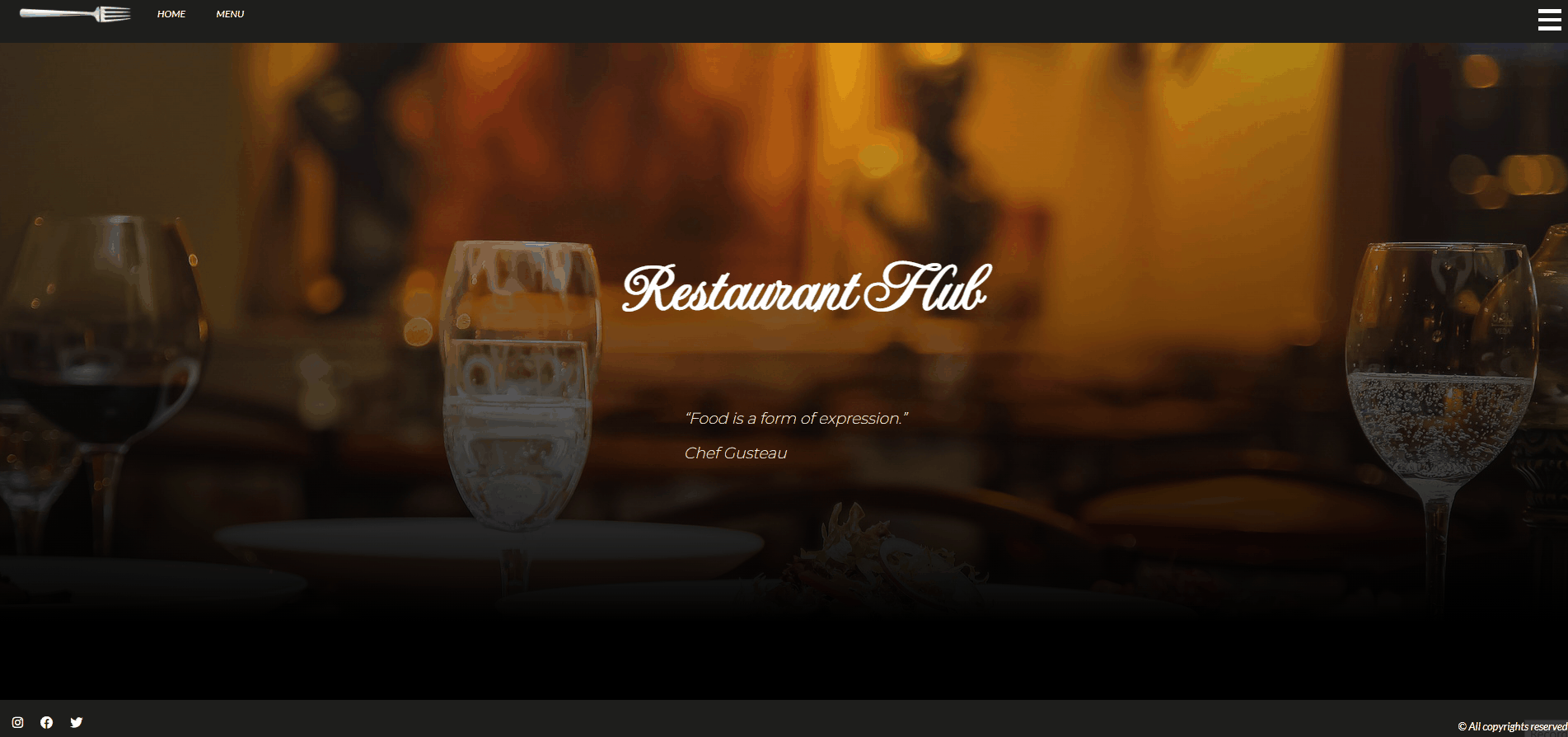 GitHub - aleksanderstoyanov/Restaurant: University Project for the HTML ...