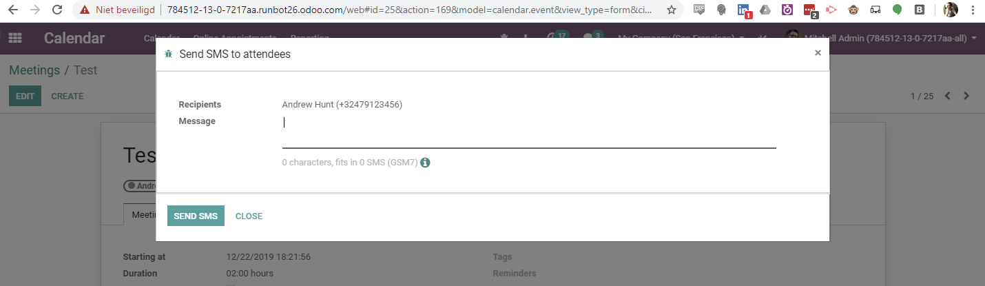 [13.0] SMS templates do not work · Issue #42275 · odoo/odoo · GitHub