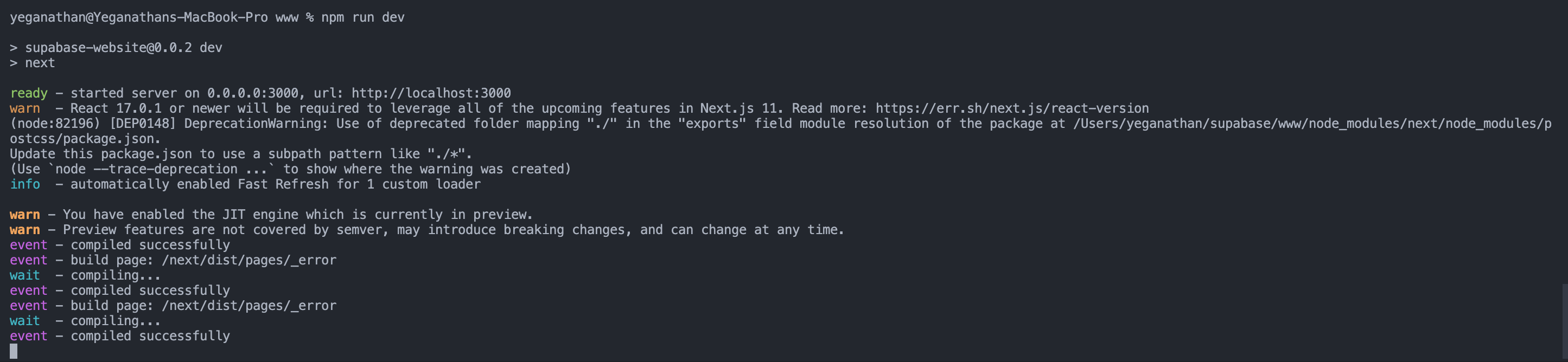 Couldn't see the changes in localhost · supabase · Discussion #3719 ...