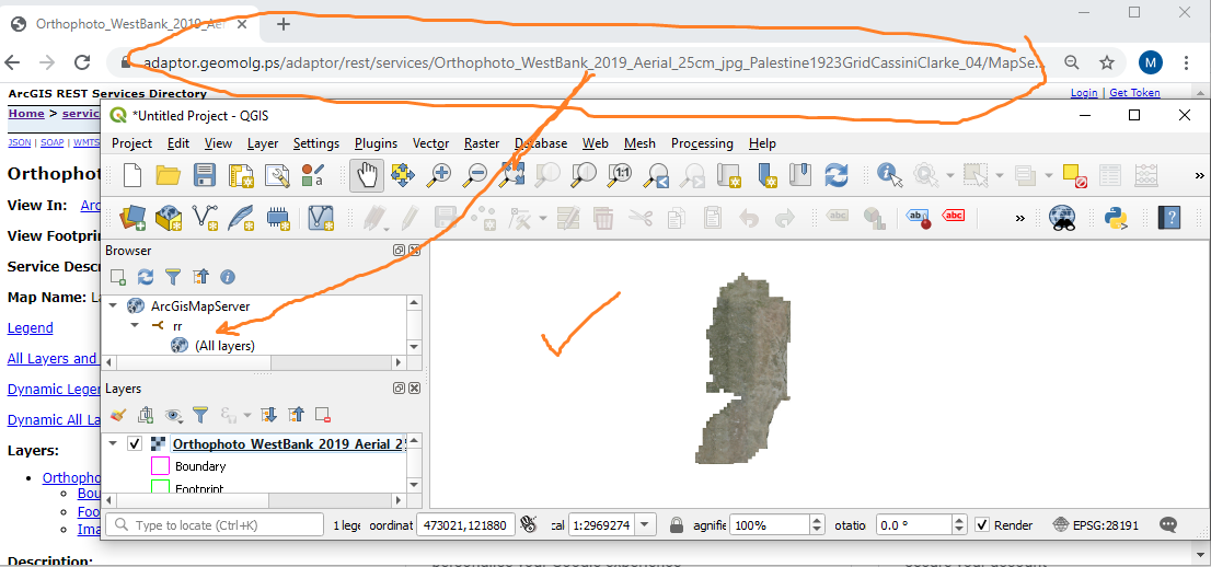 QGIS fails to export data of dynamic and cached web map services and ...