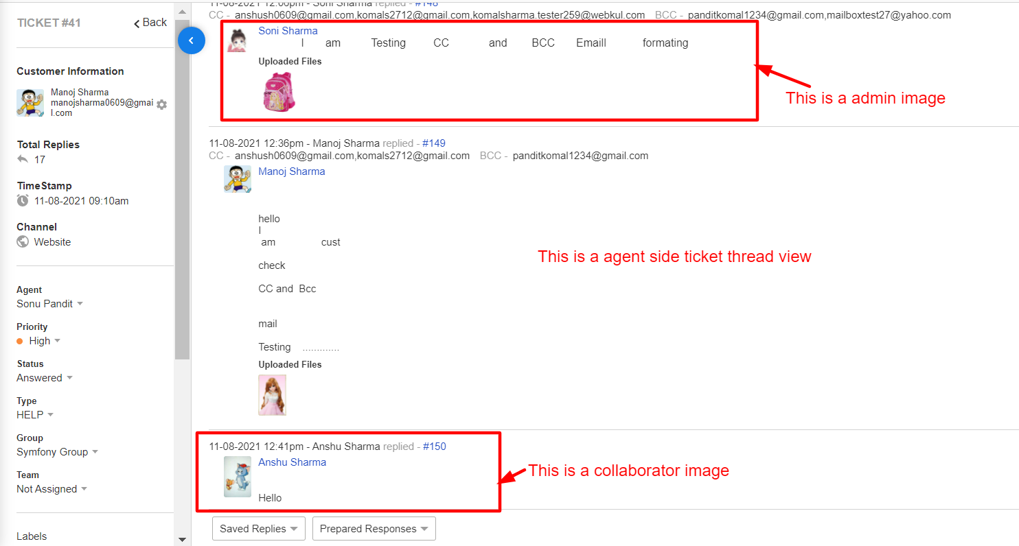 In Customer and Collaborator dashboard image not displaying of Admin ...