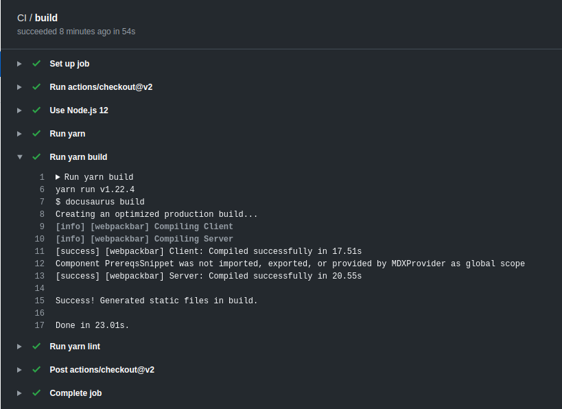 Build warnings about unresolved MDX components don't fail build · Issue ...