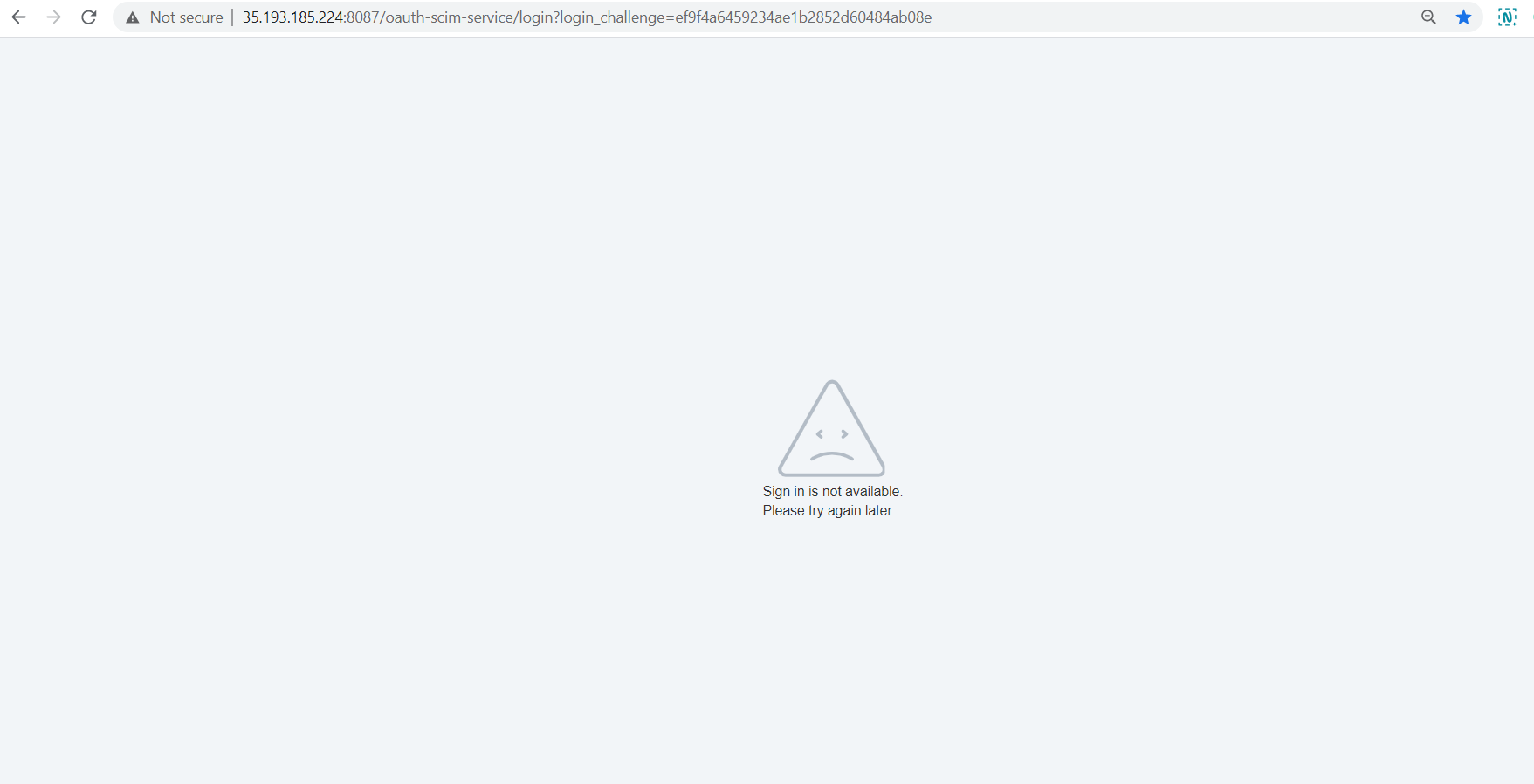 UI :when auth server is down · Issue #2009 · GoogleCloudPlatform/fda ...