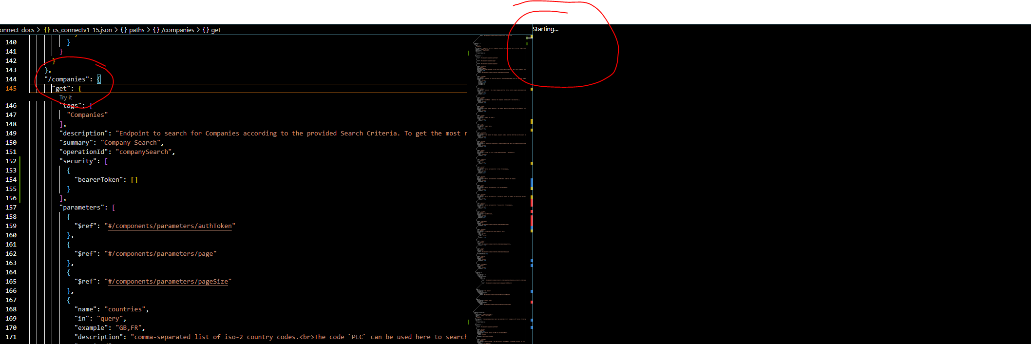 Cannot pass bearer token into header in tryitout issue 209