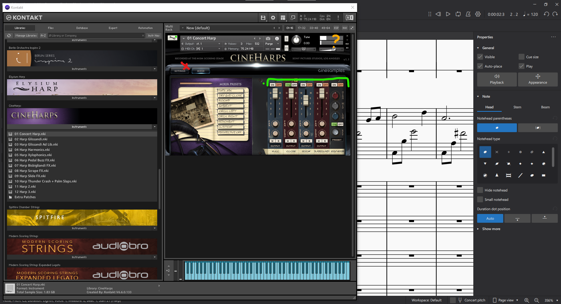 [MU4 Issue] Can't edit Kontakt patch/VST after initial playback · Issue