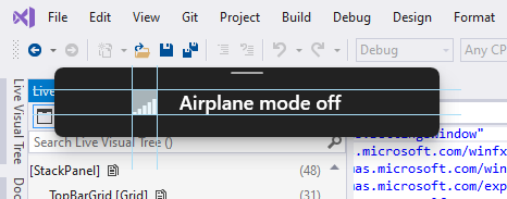 Icon not vertically centered in Airplane flyout · Issue #117 ...
