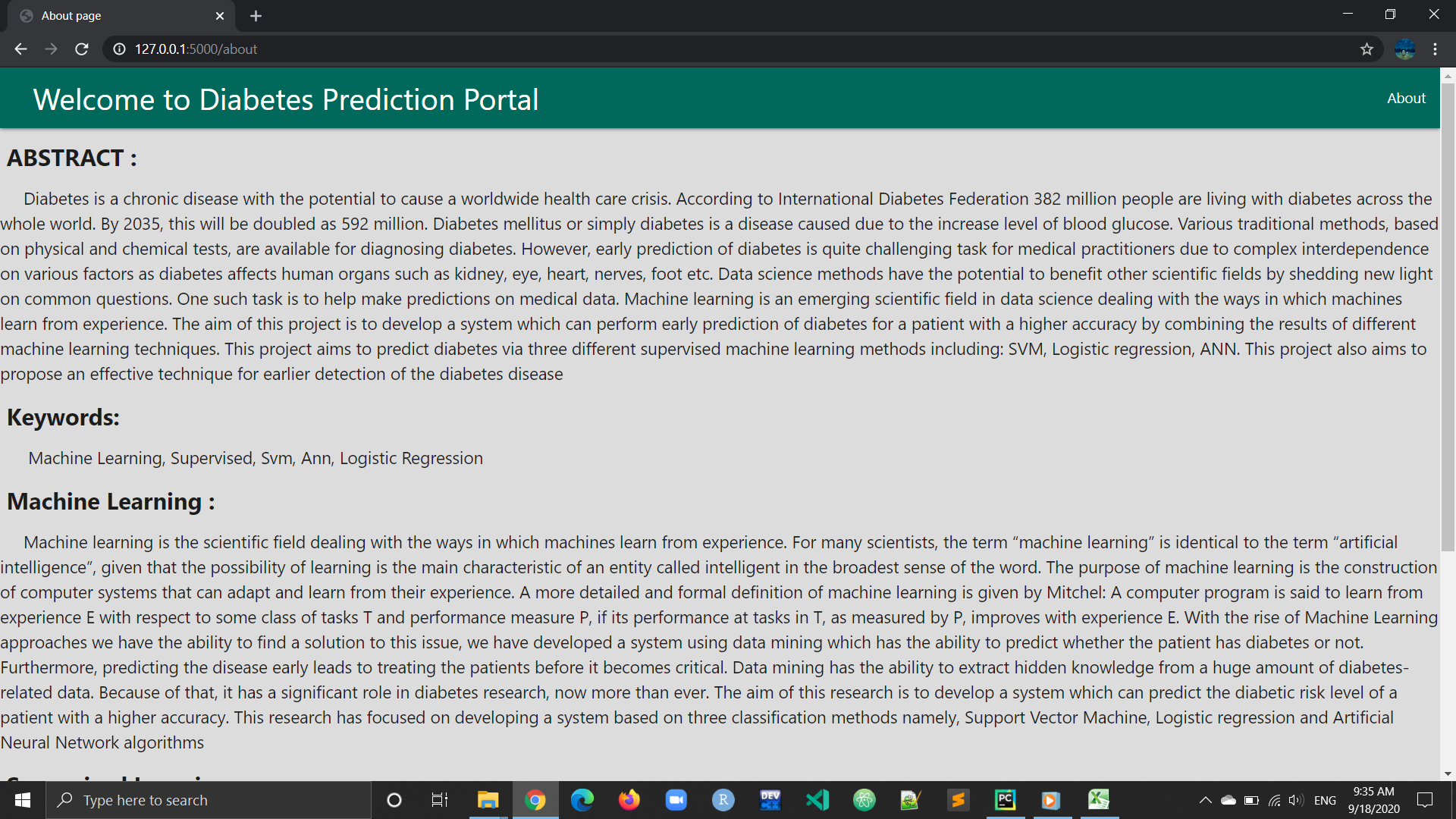 GitHub - ervishuu/Diabetes_Prediction-Web-Application: Notice: It is ...