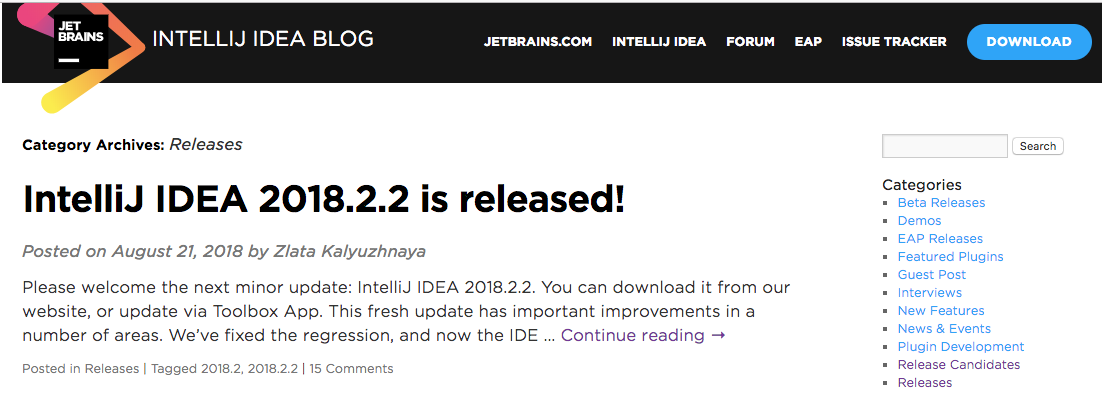 intellij_idea_2018 2 2_released
