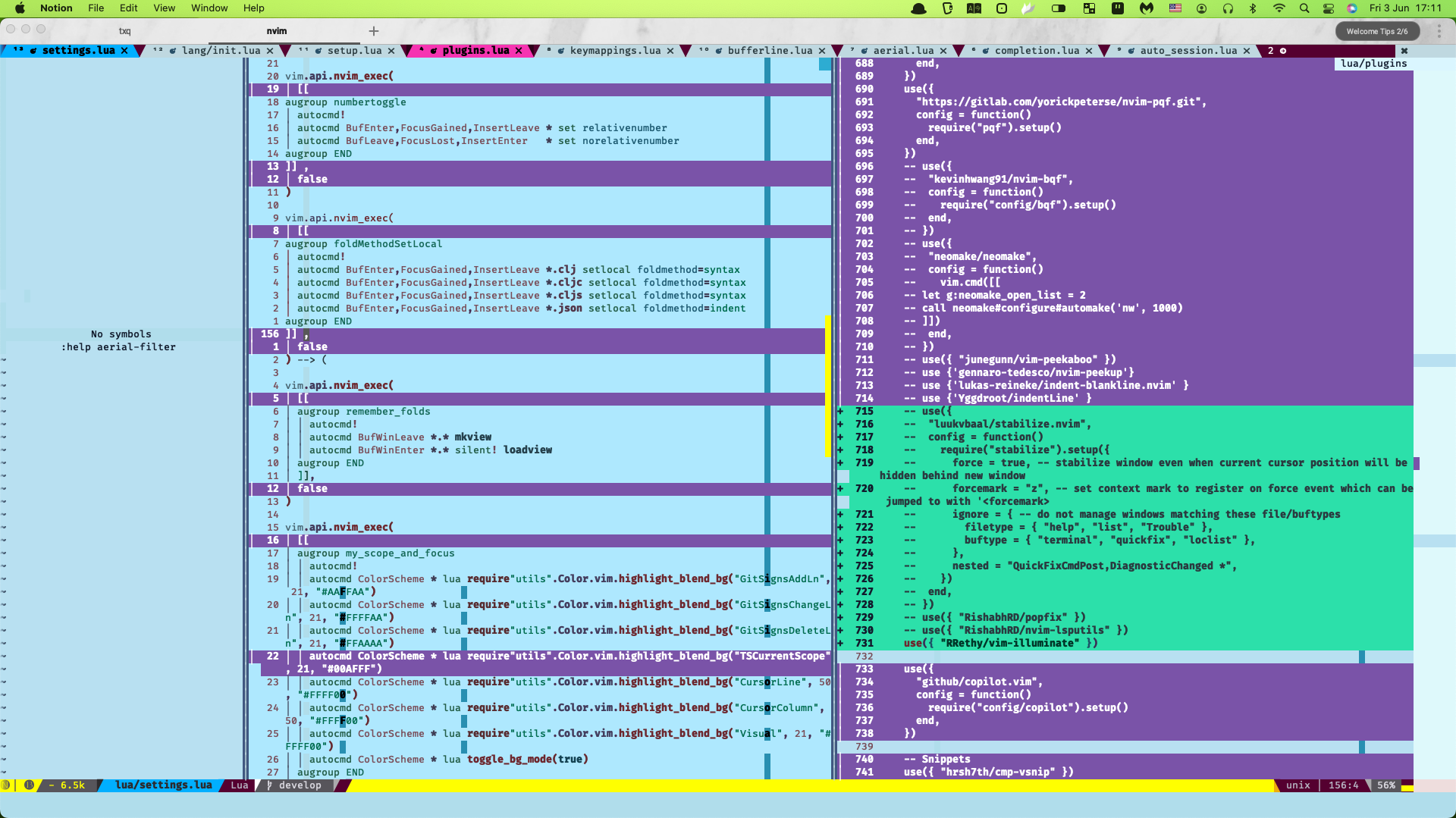 Wrong window dimensions in nvim on startup · Issue 1451 · warpdotdev
