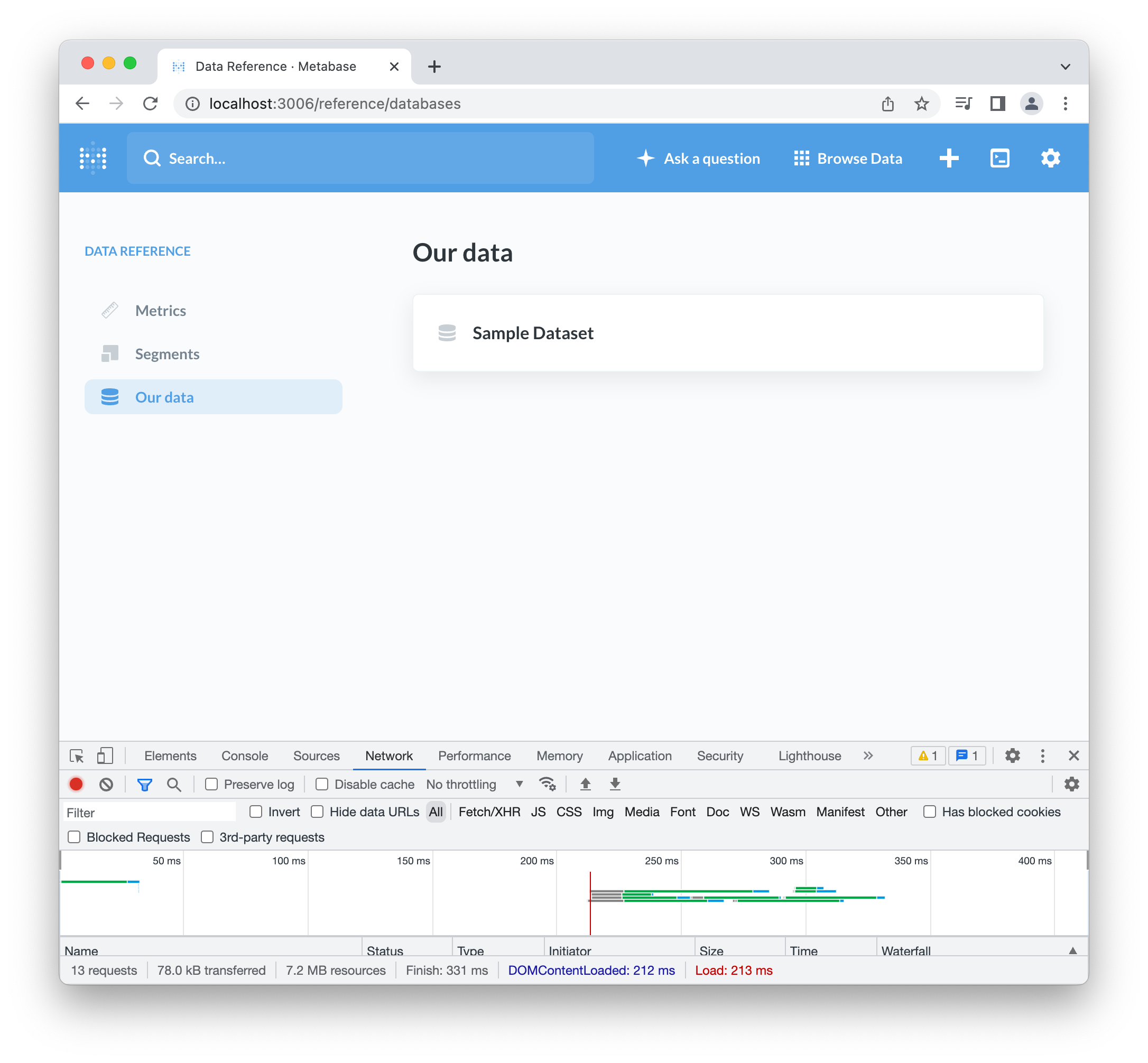 Data reference lists "Saved Questions" as a database · Issue #18331 ...