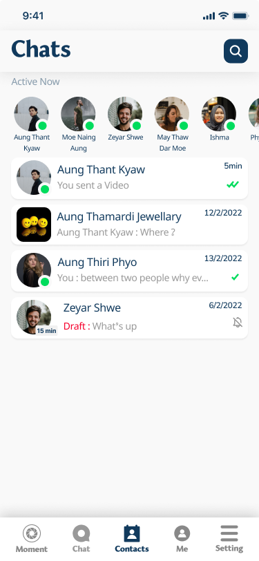 GitHub - Saw-YanLinOo/wechat-redesign: This is wechat application with ...