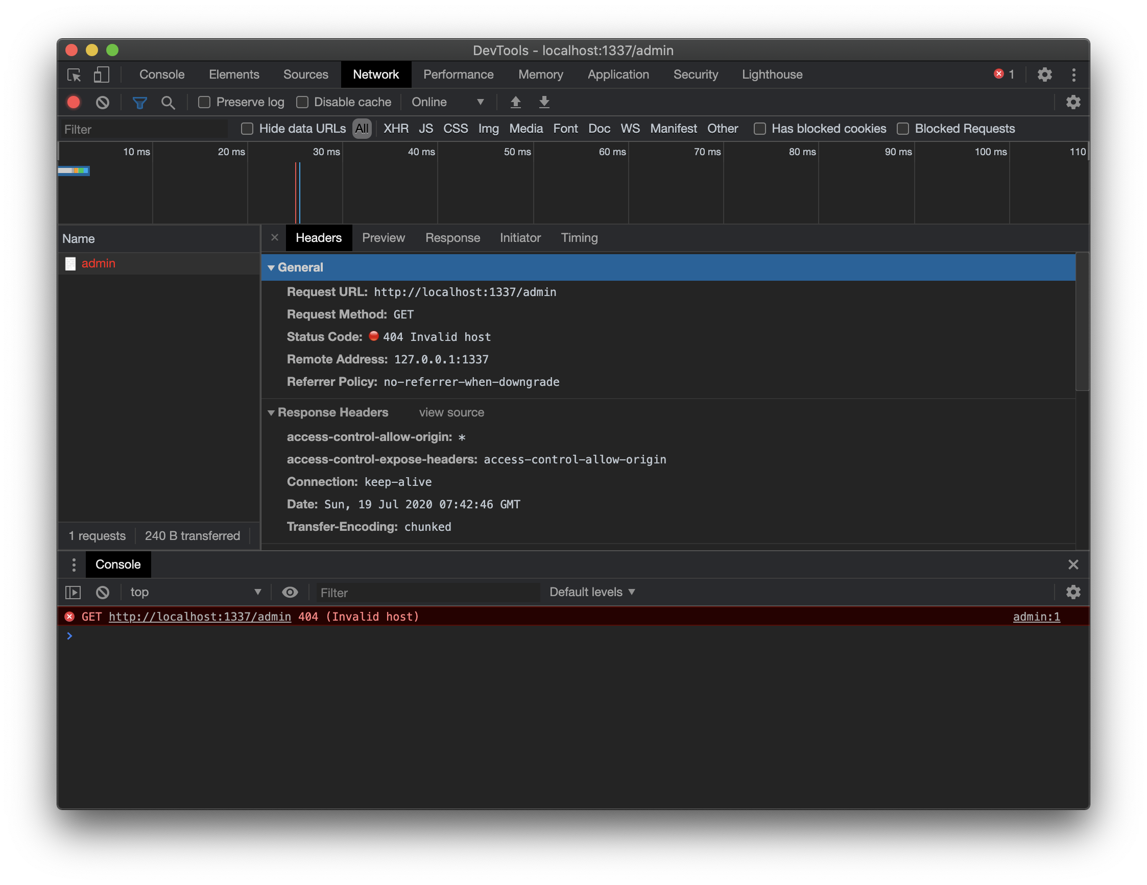 Invalid host admin on createstrapiapp quickstart · Issue 7042 · strapi/strapi · GitHub