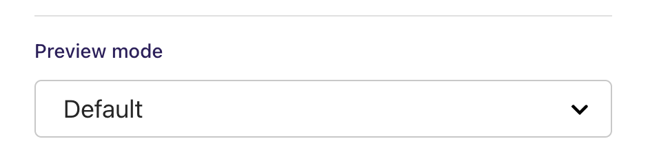Long preview mode name overflows the side panel container · Issue ...