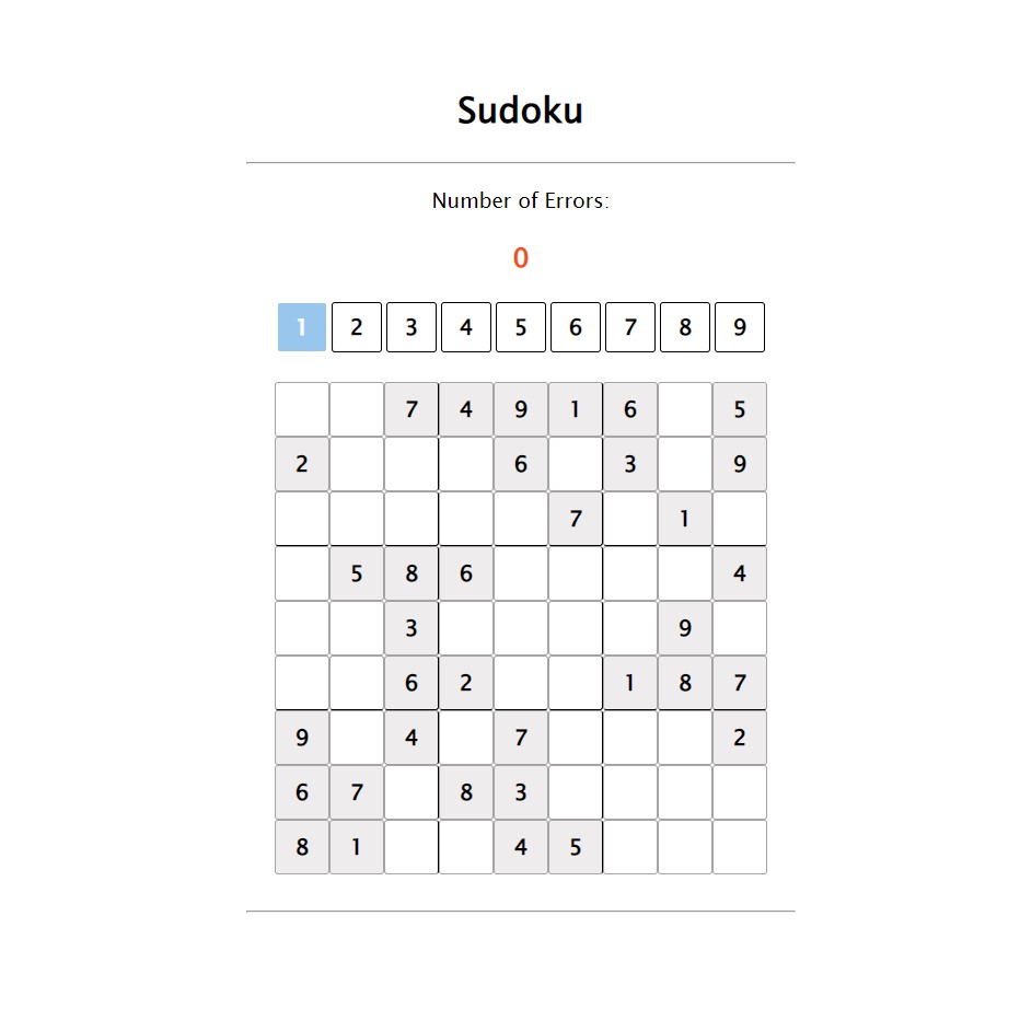 GitHub - jalonghurst/SudokuGenerator