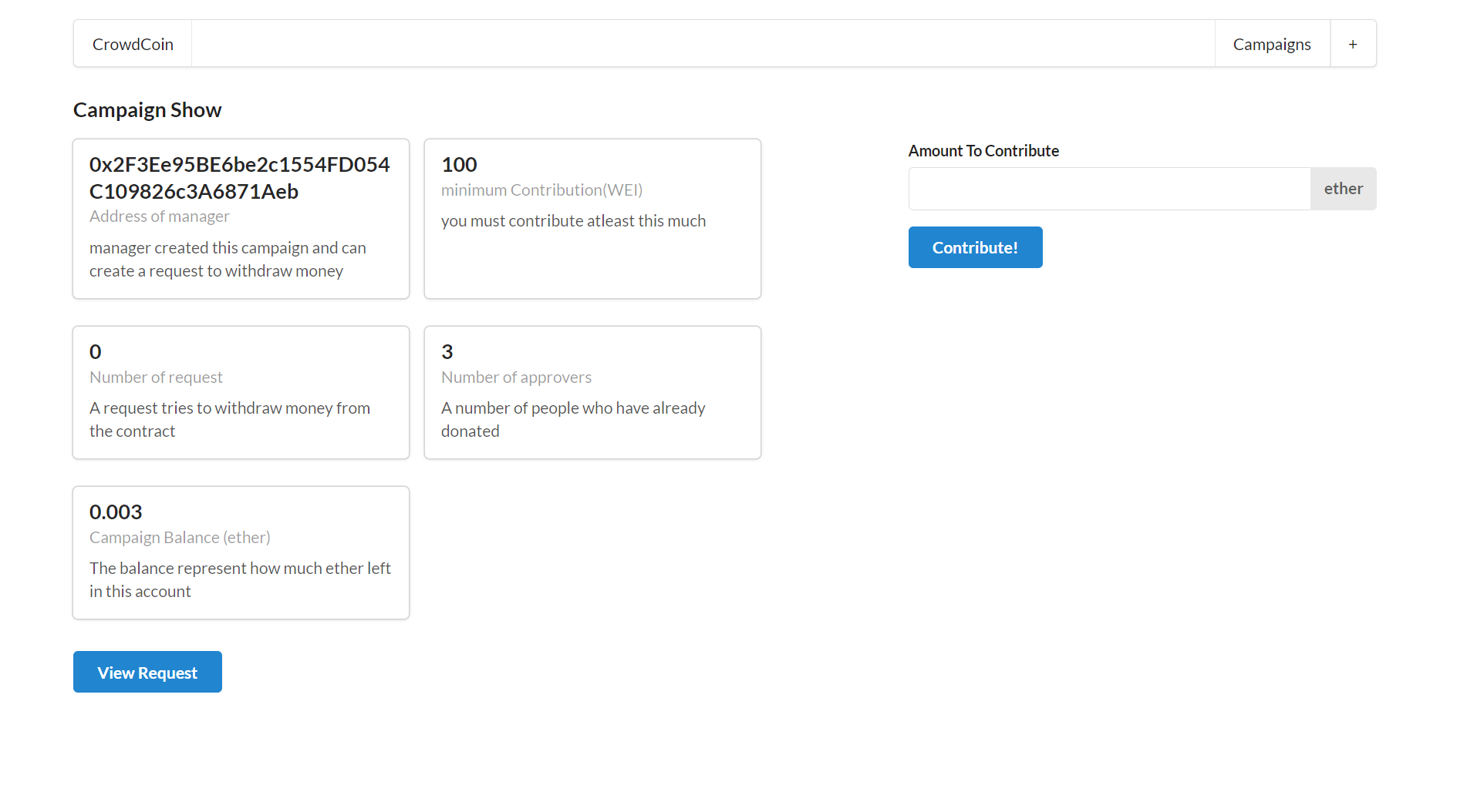 GitHub riyazahamad03/KickStarterApp blockchain based kickstarter app